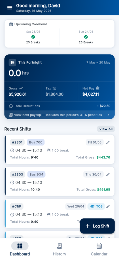TC Driver screenshot 1